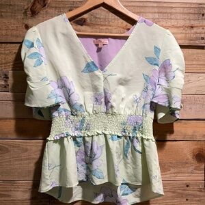 Rabbit Rose blouse.  C